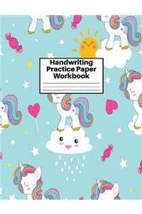 Handwriting Practice Paper Workbook