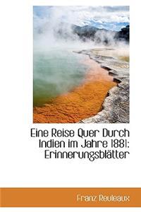 Eine Reise Quer Durch Indien Im Jahre 1881