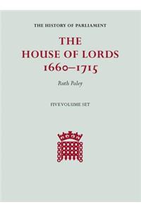 The House of Lords, 1660–1715 5 Volume Hardback Set