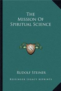 Mission of Spiritual Science