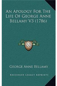An Apology For The Life Of George Anne Bellamy V3 (1786)