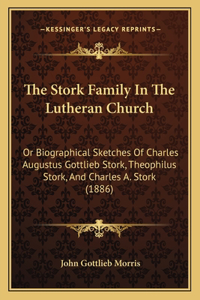 Stork Family In The Lutheran Church