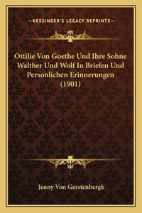 Ottilie Von Goethe Und Ihre Sohne Walther Und Wolf In Briefen Und Personlichen Erinnerungen (1901)