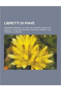 Libretti Di Piave