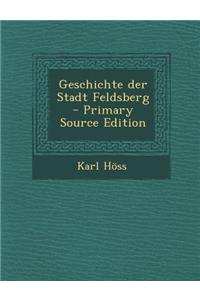 Geschichte Der Stadt Feldsberg