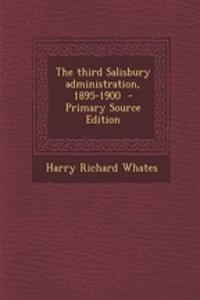 The Third Salisbury Administration, 1895-1900