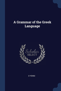 Grammar of the Greek Language