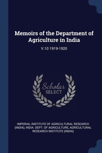 Memoirs of the Department of Agriculture in India