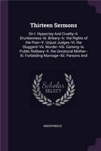 Thirteen Sermons