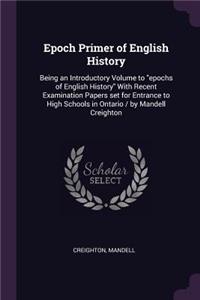 Epoch Primer of English History