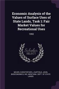 Economic Analysis of the Values of Surface Uses of State Lands, Task 1