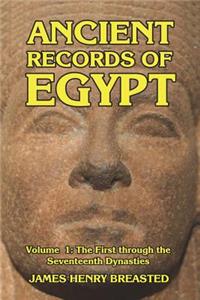 Ancient Records of Egypt Volume I