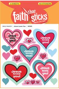 Jesus Loves You - Faith That Sticks Stickers