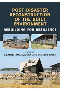 Post-Disaster Reconstruction of the Built Environment