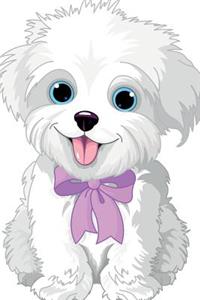 Cute Dog June Notebook & Journal. Productivity Work Planner & Idea Notepad