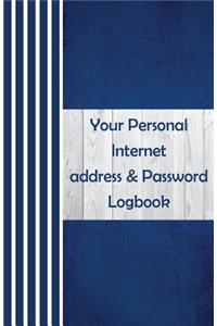 Your Personal Internet address & Password Logbook