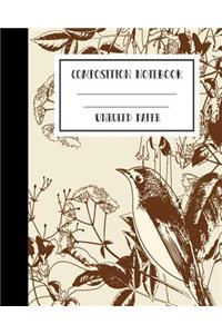 Unruled Composition Notebook Journal Diary 8