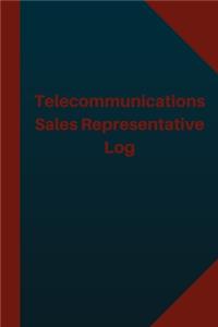 Telecommunications Sales Representative Log (Logbook, Journal - 124 pages 6x9 in