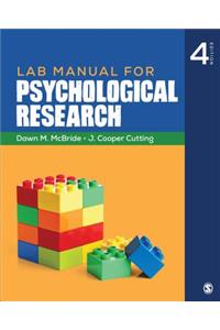 Lab Manual for Psychological Research