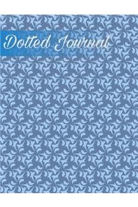 Dotted Journal: Dotted Notebook Large Size 8.5x11, 110 Dot Grid Pages, Vintage Blue Cover, Perfect for Bullet Journaling, Writing, Sketching & Doodling