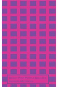 Bright Pink Purple Squares Journal Notebook