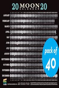 2020 Moon Calendar Card (40 Pack)