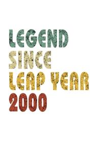 Legend Since Leap Year 2000