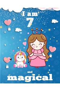 unicorn journal i am 7 and magical