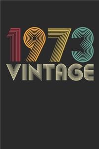 Vintage notebook paper 1973 Birthday 47th Gift