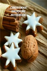Christmas Shopping Notebook