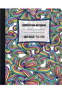 Colourful Composition Notebook