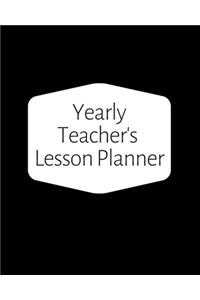 Yearly Teacher's Lesson Planner