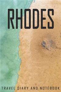 Rhodes Travel Diary and Notebook