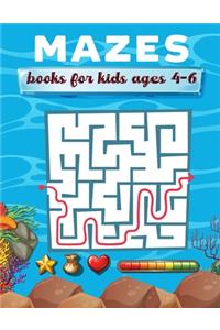 Mazes books for kids ages 4-6