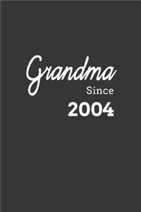 Grandma Since 2004 Notebook