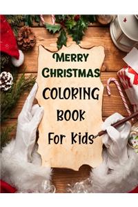 Merry christmas coloring book for kids.