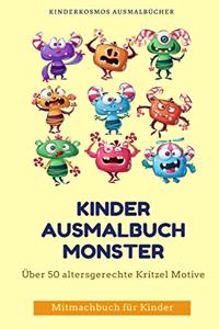 Kinder Ausmalbuch Monster
