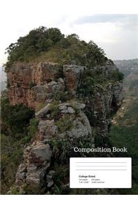 Gorge Rock Composition Notebook, College Ruled