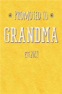 Promoted To Grandma Est 2019