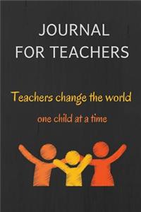 Journal for Teachers