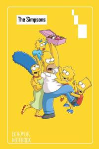 Notebook: The Simpsons Medium College Ruled Notebook 129 Pages Lined 7 X 10 in (17.78 X 25.4 CM)