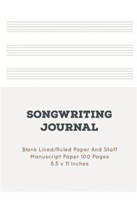 Songwriting Journal