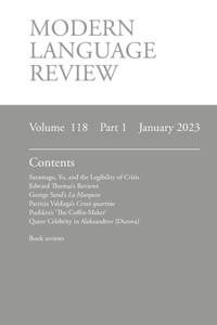 Modern Language Review (118