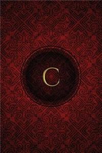 Monogram C Any Day Planner Notebook