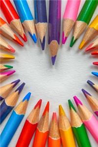 Colored Pencil Heart Journal