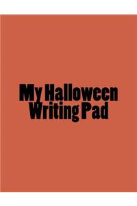 My Halloween Writing Pad