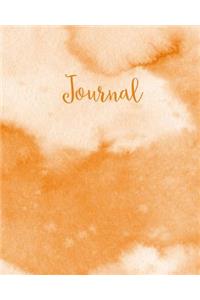 Bullet Dot Grid Journal - Watercolor Collection (Orange)