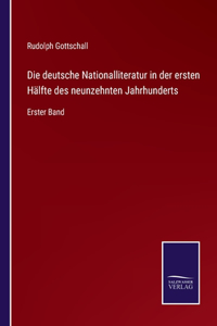 deutsche Nationalliteratur in der ersten Hälfte des neunzehnten Jahrhunderts