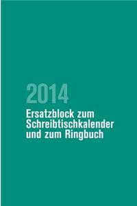 Pfarrerkalender/Pfarrerinnenkalender Ersatzblock 2014