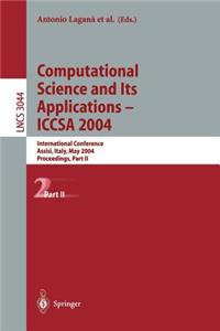 Computational Science and Its Applications - Iccsa 2004